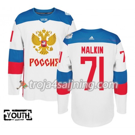 Ryssland tröja Evgeni Malkin 71 World Cup i ishockey 2016 Vit Premier - NHL Tröjor Barn Ryssland tröja Evgeni Malkin 71 World Cup i ishockey 2016 Vit Premier - NHL Tröjor Barn